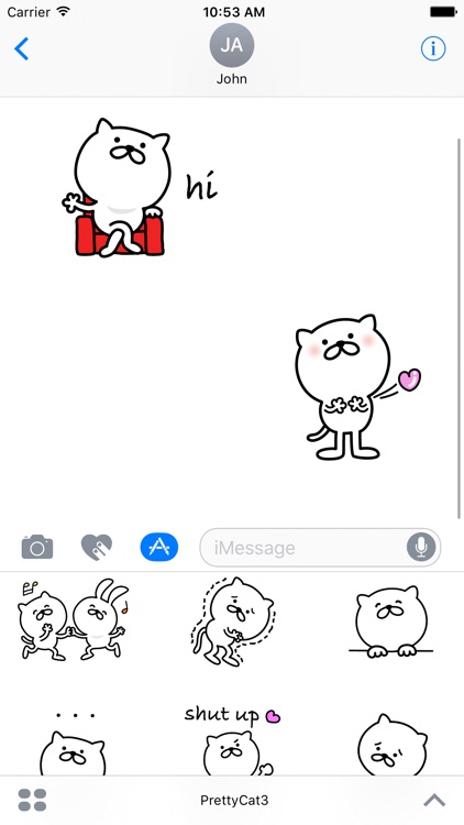 Pretty Cat Sticker 3