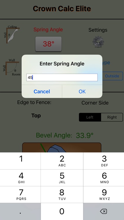 Crown Calc Elite - Crown Molding Calculator screenshot-3