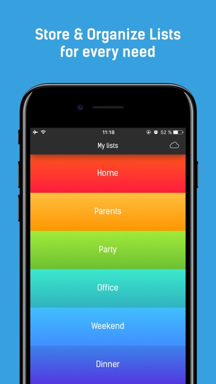 Quicklist - Grocery Shopping List & Store Errands