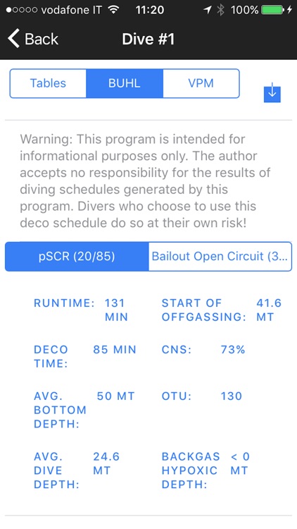 DivePlan2 screenshot-3