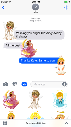 Sweet Angel Stickers(圖3)-速報App