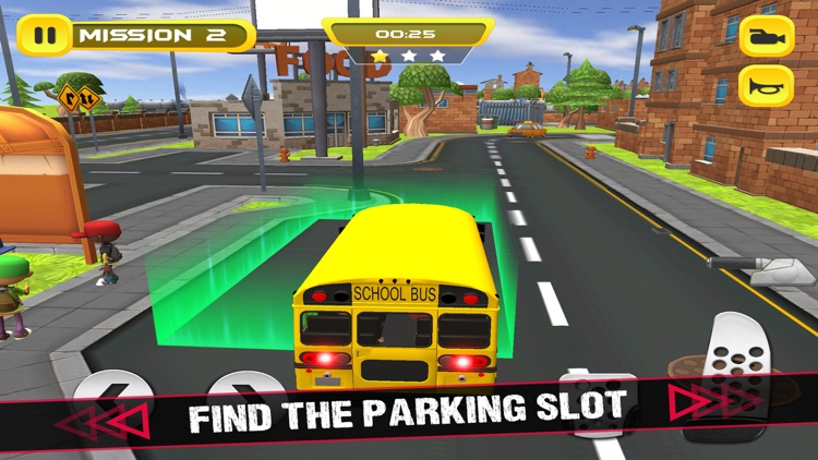 School Bus 3D Game screenshot-3