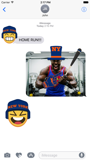 New York M Baseball Stickers & Emojis(圖2)-速報App