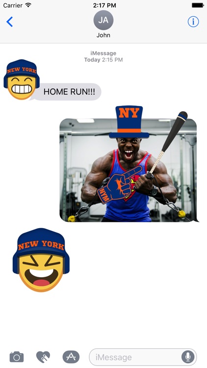 New York M Baseball Stickers & Emojis