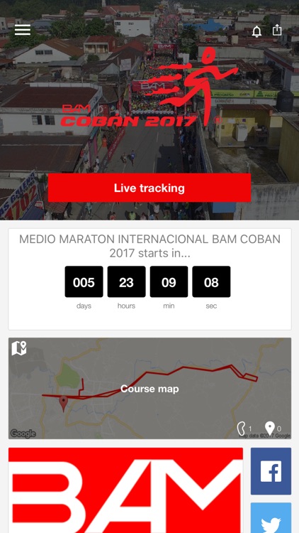 MEDIO MARATON BAM COBAN 2017