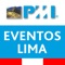 Lista de eventos que se programan en el capítulo PMI Lima Perú