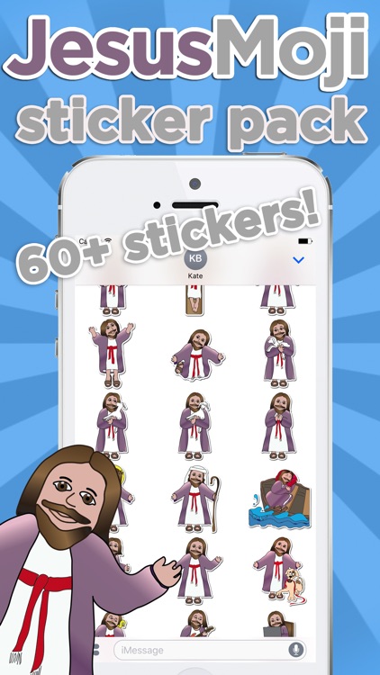 Jesus Emoji Christian Sticker Pack