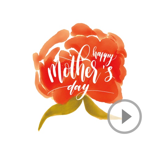 Animated Watercolor Mother's Day Stickers