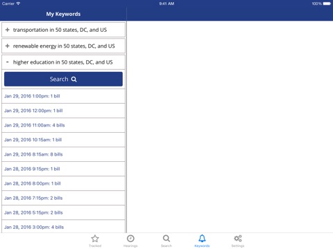 TrackBill: Legislation Tracker screenshot 4