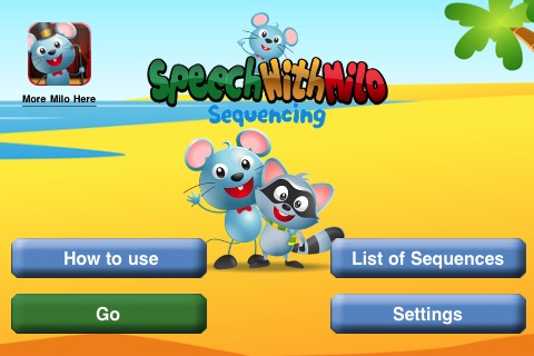 Speech with Milo: Sequencing screenshot 4