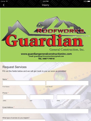 Guardian General Construction Inc. screenshot 4