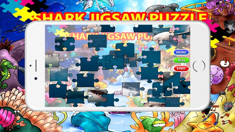 Shark Fish Jigsaw Puzzle Game For Kids