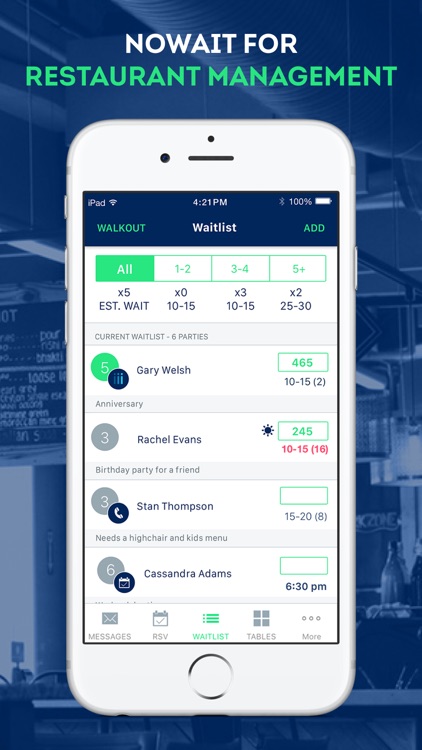 Nowait Host - For Restaurant Management