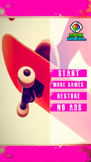 3D Skate-Board Half-Pipe Juggle Trick Po