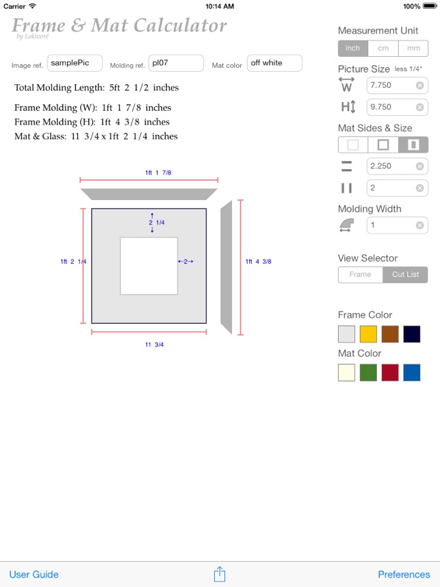 Picture Frame Calculator(圖2)-速報App