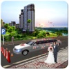 Limo Wedding Transport with Luxurious Parking