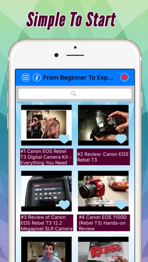 Guide And Training For Canon EOS Rebel T3(圖1)-速報App