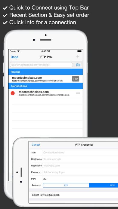 iFTP Pro Screenshot 2