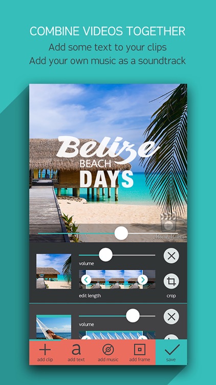Movie Maker + Mix Video Clips Together & Add Text