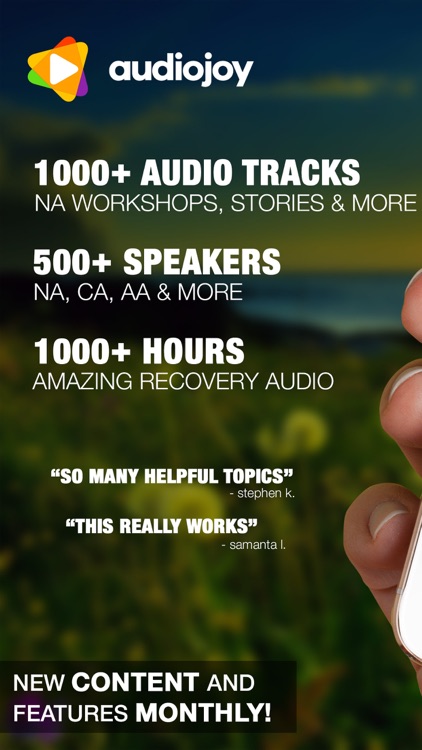 NA Audio Companion Clean Time 12 Steps App
