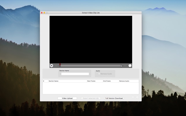 Extract Video Clip Lite