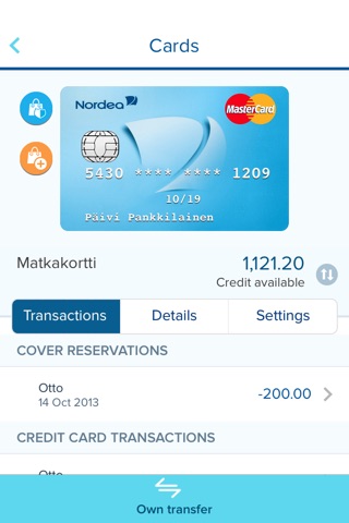 Nordea Mobile - Suomi screenshot 3