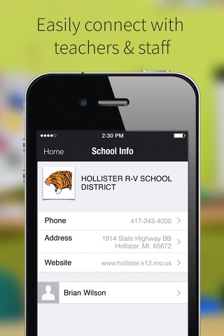 Hollister R-V School District screenshot 2