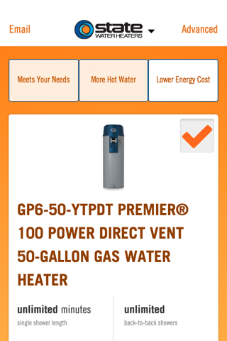 State Water Heaters screenshot 3