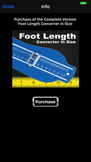 Foot Length Converter in Size  Lite(圖2)-速報App