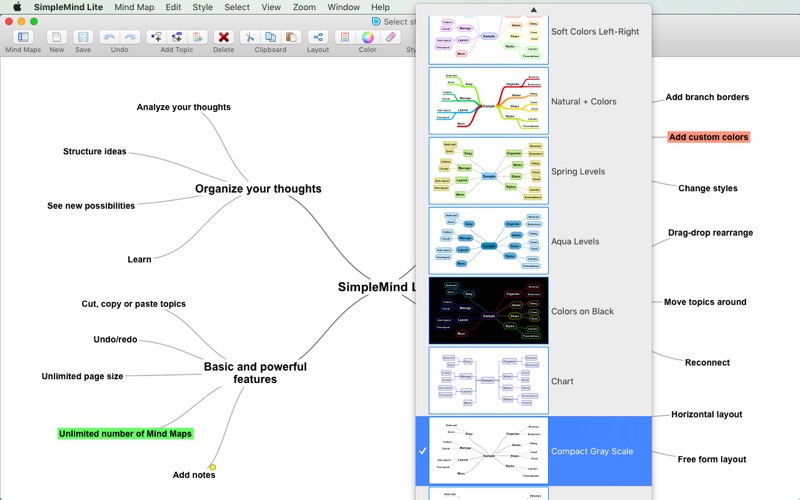 Free mind map tool for mac