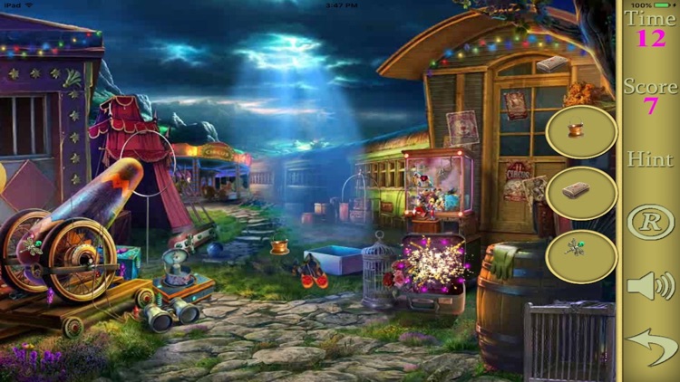 Hidden Objects Of The Secret Circus