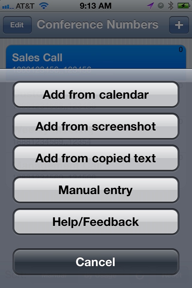 Conference Number Dialer screenshot 3