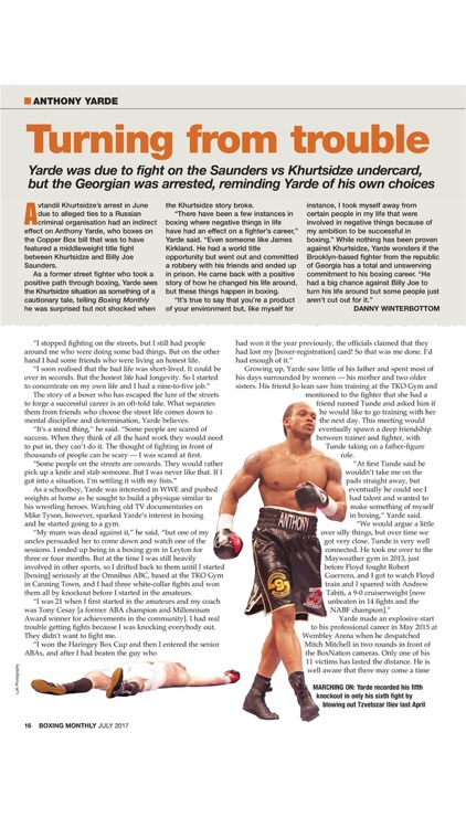 Boxing Monthly Magazine - The boxing magazine for fight fans around the world