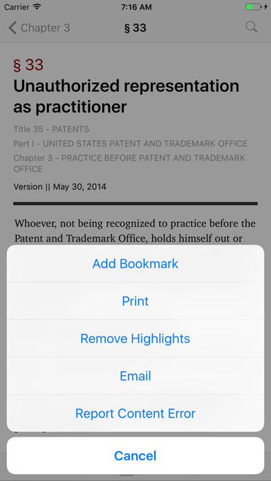 How to cancel & delete Manual of Patent Examining Proc. (LawStack MPEP) from iphone & ipad 3