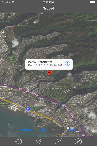 OAHU – GPS Travel Map Offline Navigator screenshot 3