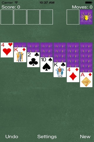 Spider Solitaire 250 Square Card Classic Ace Blitz screenshot 3