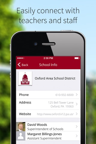 Oxford Area School District screenshot 2