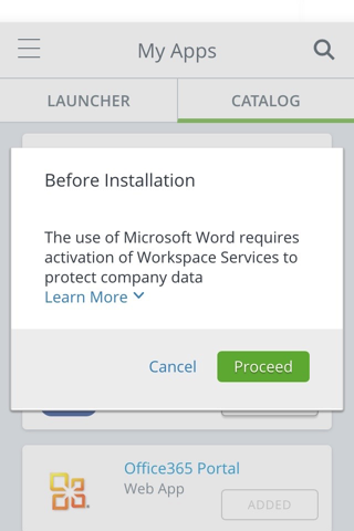 VMware Workspace ONE screenshot 3