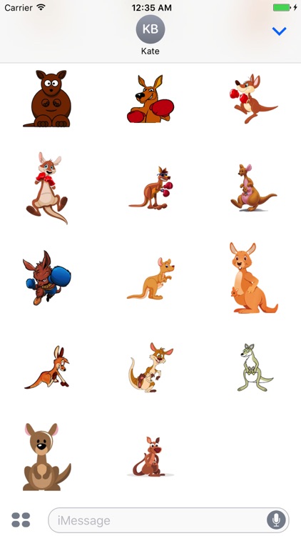 Kangaroos Stickers