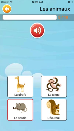 Learn French Flash Cards for kids Picture & Audio(圖5)-速報App