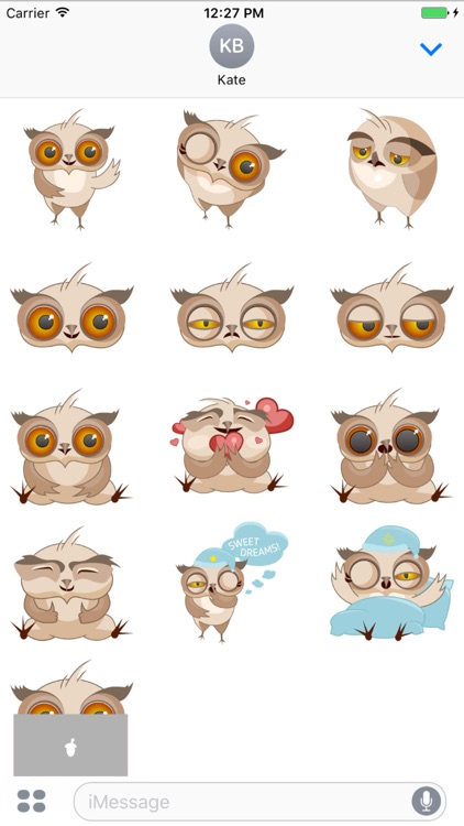 Amusing Owl Stickers