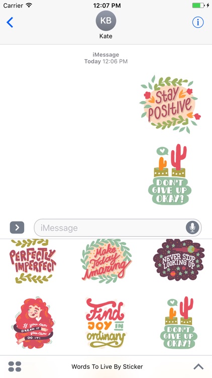 Words To Live By - Sticker Pack screenshot-4