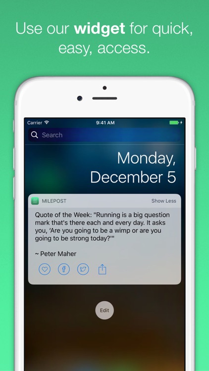 MilePost - Running Quotes, Motivation, Run Daily screenshot-3