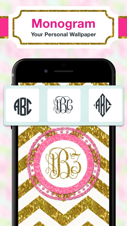 Monogram Luxe Wallpaper DIY Backgrounds
