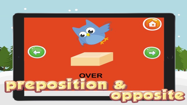 Preposition & Opposite Words Vocabulary For Kids(圖2)-速報App