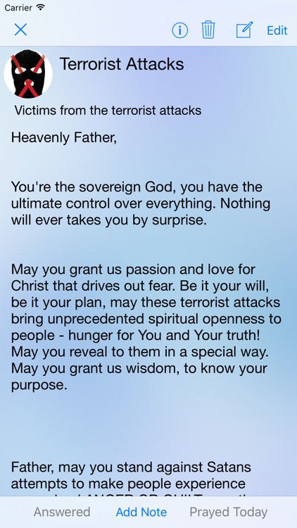 Prayer App (Lite)