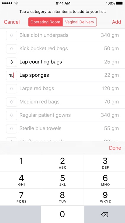 Measured Blood Loss