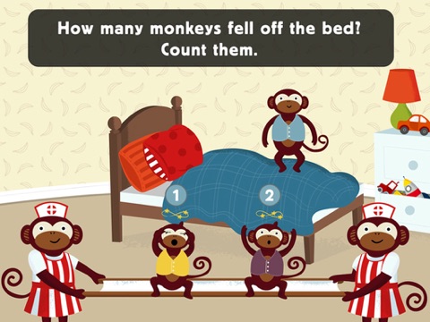 Five Little Monkeys for iPad - náhled