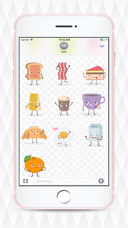 Breakfast Time Fun Animated Stickers for Messaging