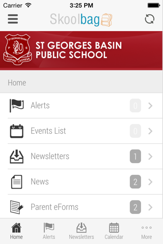 St Georges Basin Public School - Skoolbag screenshot 2
